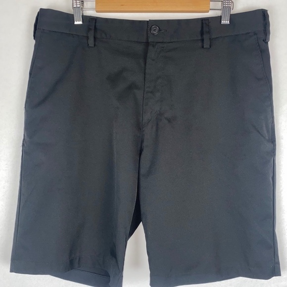 adidas Other - Adidas Flat Front Black Men’s Shorts Size 36 EUC